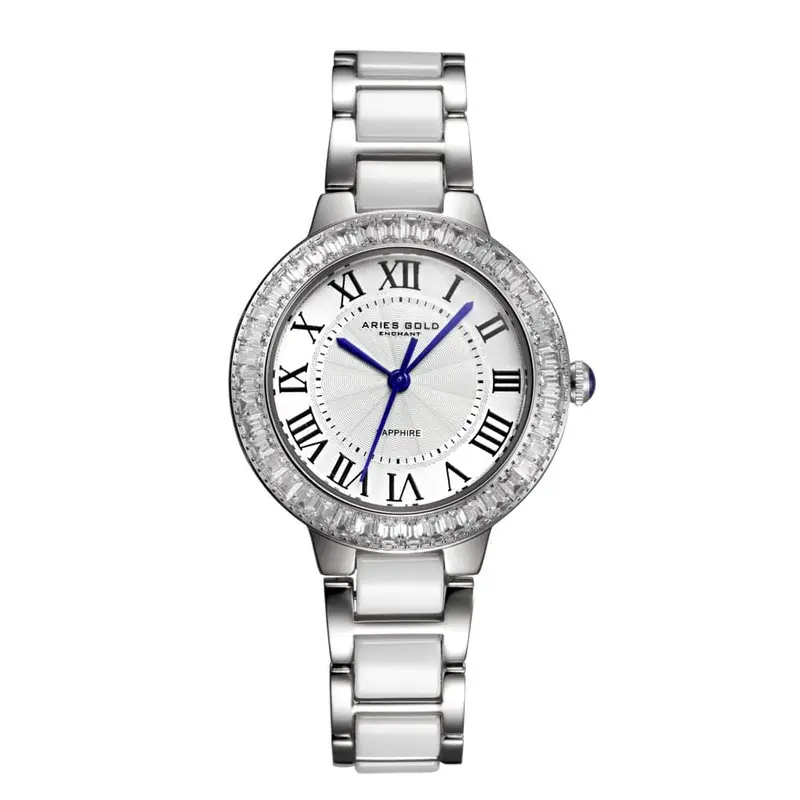 Aries Gold Enchant Capella White Women's Watch - Ceramic Inlay | L 5015Z S-W 1