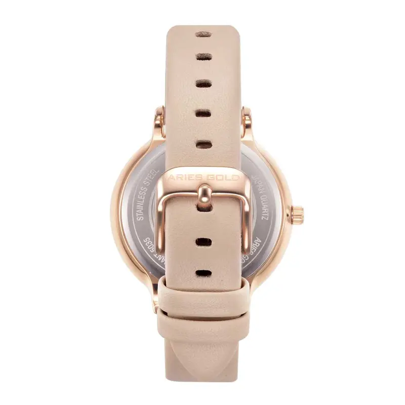 Aries Gold Enchant Fleur Floral Dial Women's Watch - Sapphire Glass | L 5035 Rg-Pkfl 2