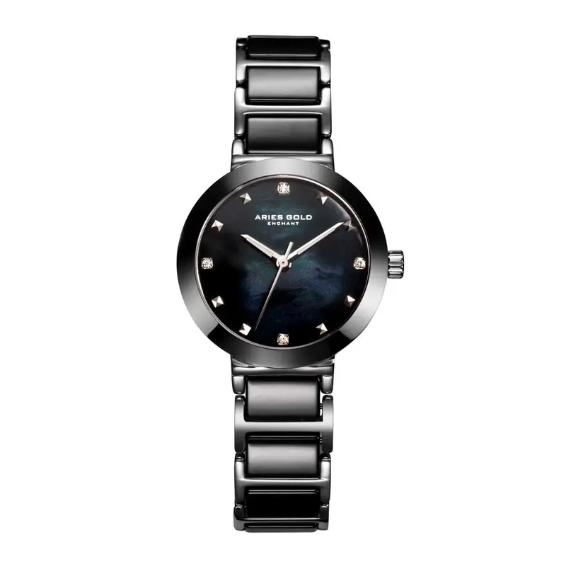 Aries Gold Enchant Persia Black Women's Watch - Ceramic Inlay | L 5006Z S-Bkmp 1