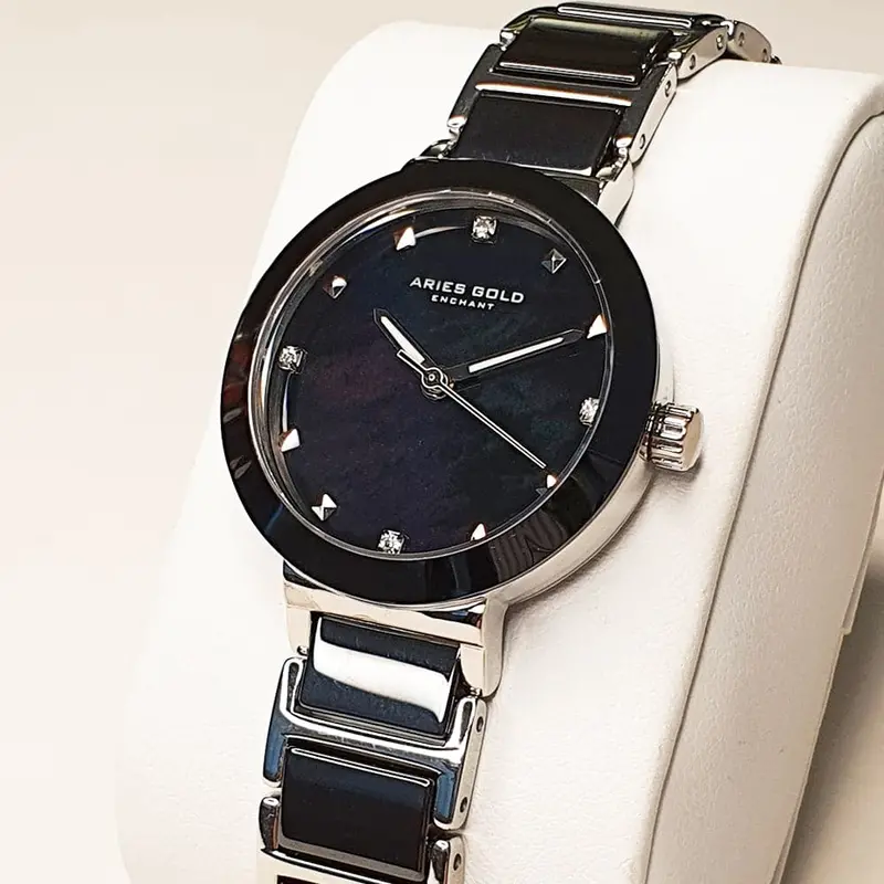 Aries Gold Enchant Persia Black Women's Watch - Ceramic Inlay | L 5006Z S-Bkmp 2