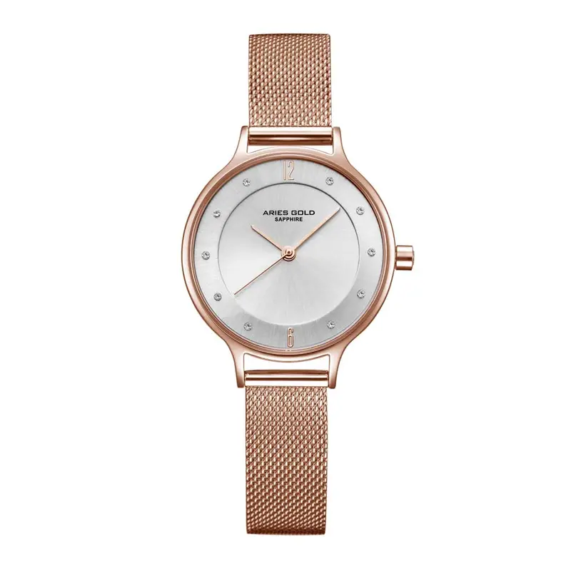 Aries Gold Enchant Rose Gold Women's Watch - Mesh Strap | L 5033Z Rg-W 1