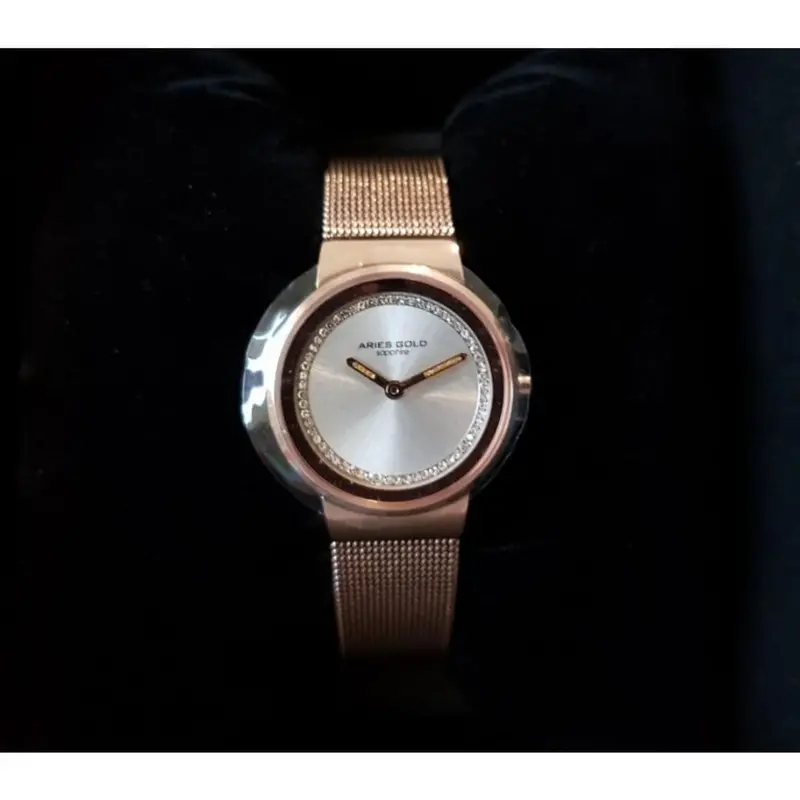 Aries Gold Enchant Sonja Rose Gold Women's Watch - Mesh Strap | L 5003 Rg-S 2