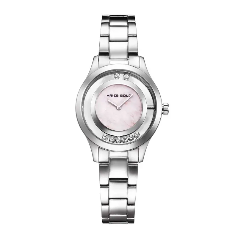 Aries Gold Enchant Verona Silver Women's Watch - Stainless Steel | L 5021 S-Mb 1