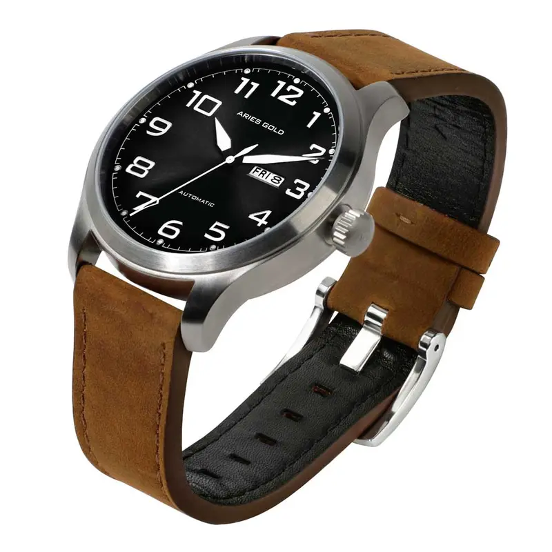 Aries Gold Escalate Brown Men's Watch - Japan Automatic | G 9017 S-Bk 2