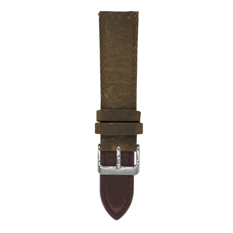 Aries Gold Gray Ag-L0034-22 Leather Strap 1