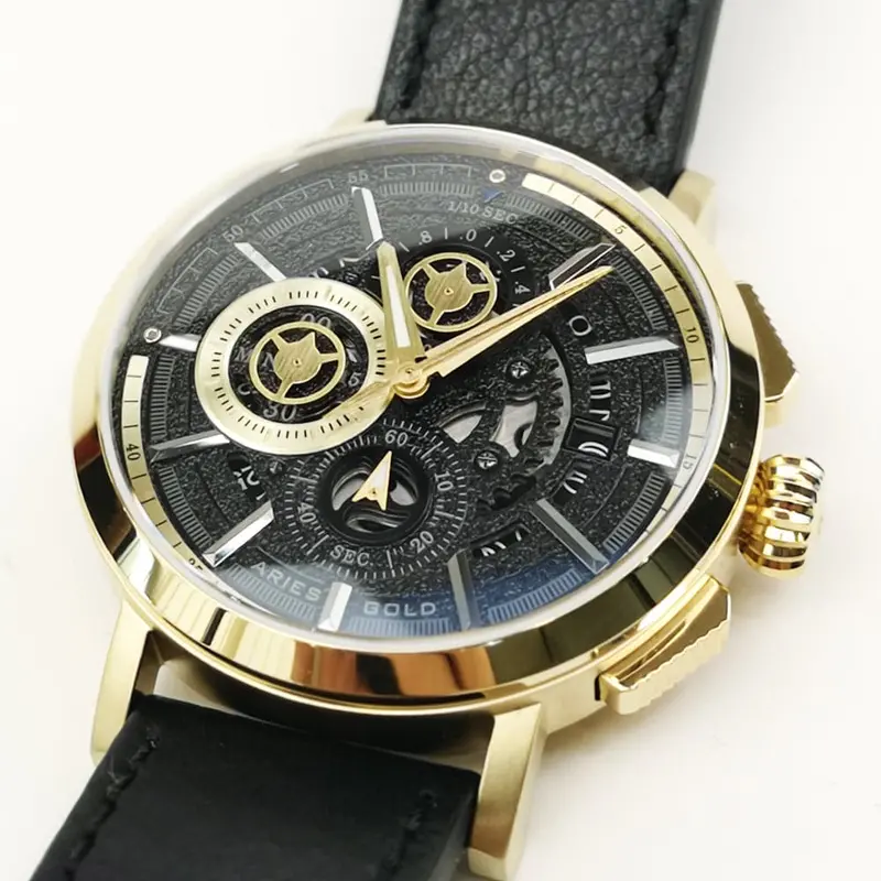Aries Gold Hawk Black Men's Watch - Chronograph | G 7018 G-Bk 2