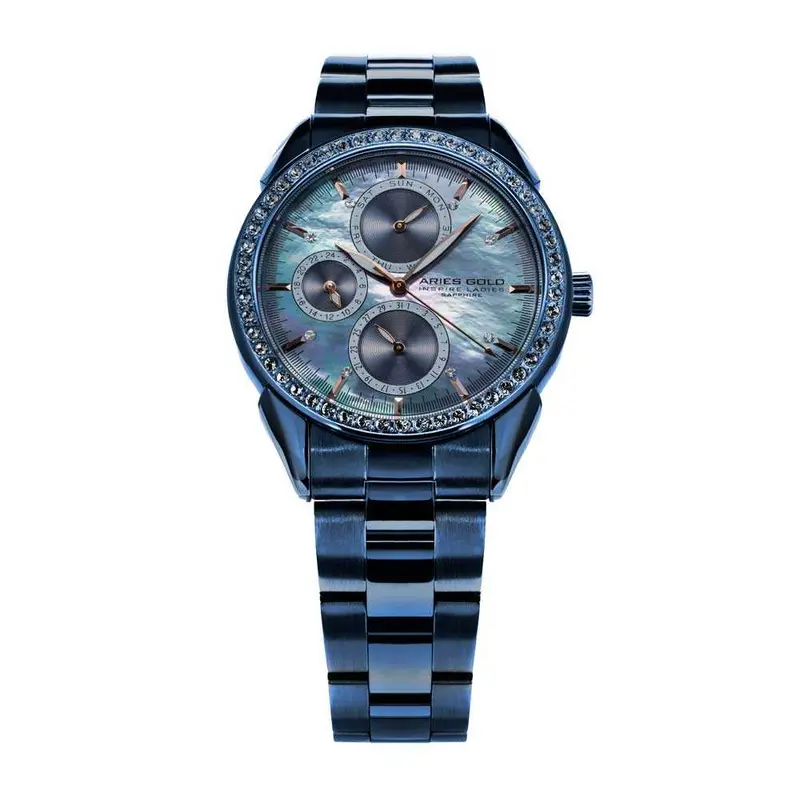 Aries Gold Heritage Blue Women's Watch - Chronograph | L 1156A Bu-Mop 1