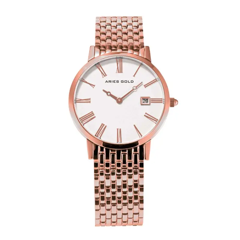 Aries Gold Heritage Master Rose Gold Women's Watch -  Stainless Steel | L 1018Z Rg-Rw 1