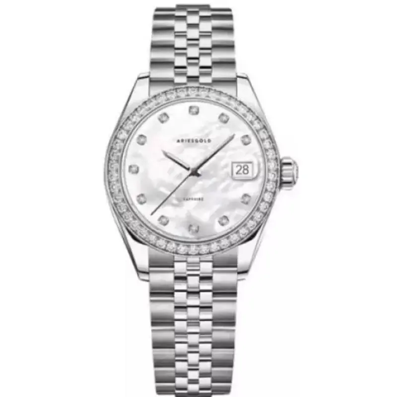 Aries Gold Heritage Silver Women's Watch - Stainless Steel Strap | L 1070 S-Mp 1