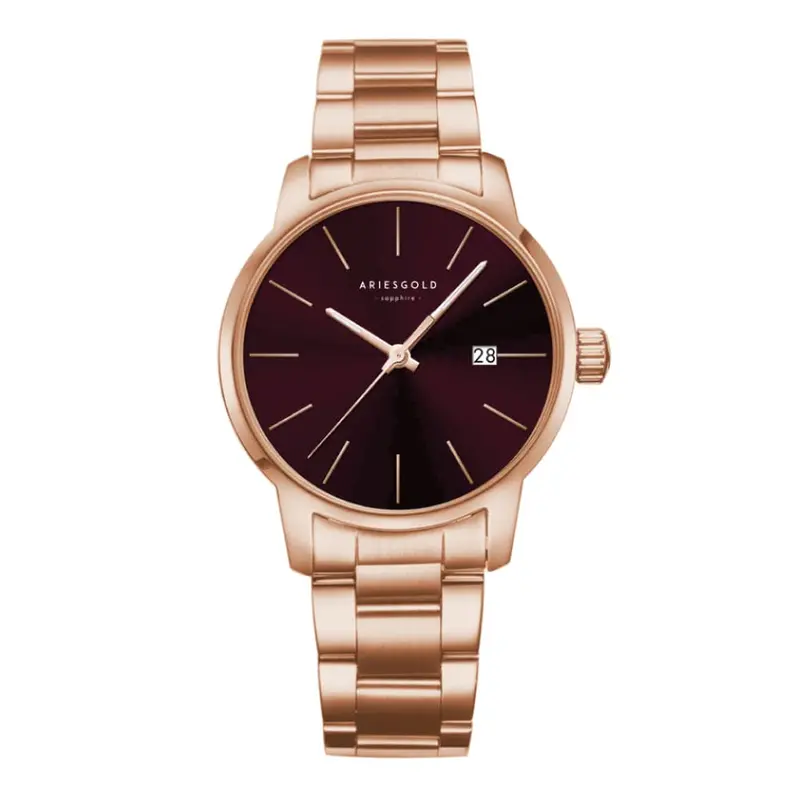 Aries Gold Infinity Rose Gold Women's Watch - Sapphire Glass | L 1030 Rg-Pur 1