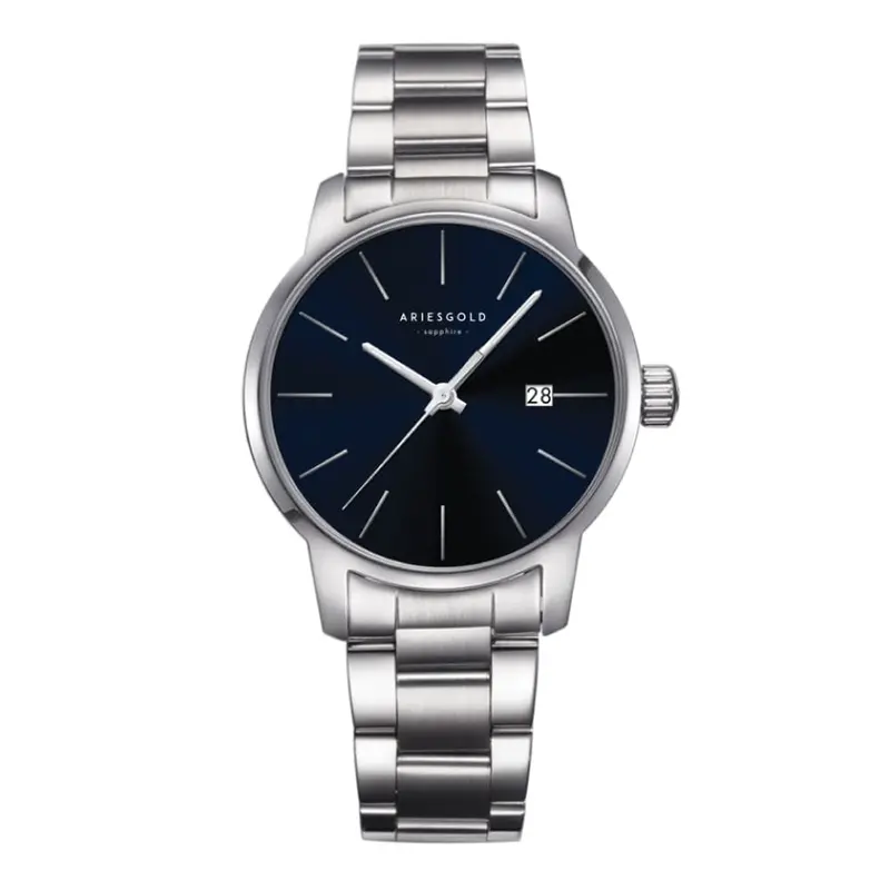 Aries Gold Infinity Silver Women's Watch - Sapphire Glass | L 1030 S-Bu 1