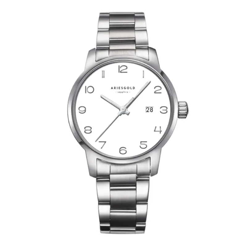 Aries Gold Infinity Silver Women's Watch - Sapphire Glass | L 1030 S-Num 1