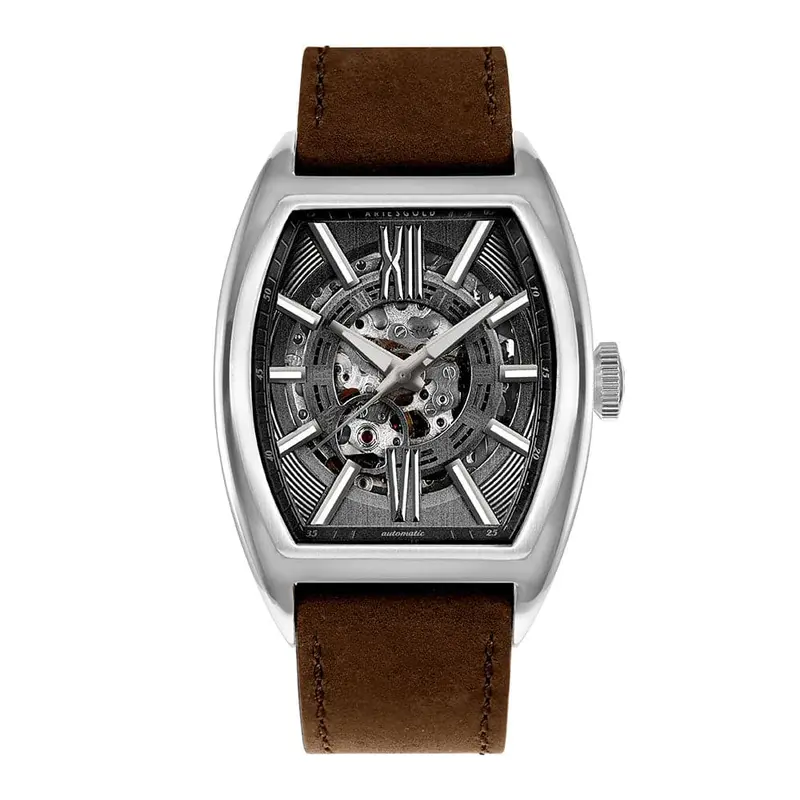 Aries Gold Infinum Cruiser Brown Men's Watch - Skeleton Dial | G 9018 S-Gy 1