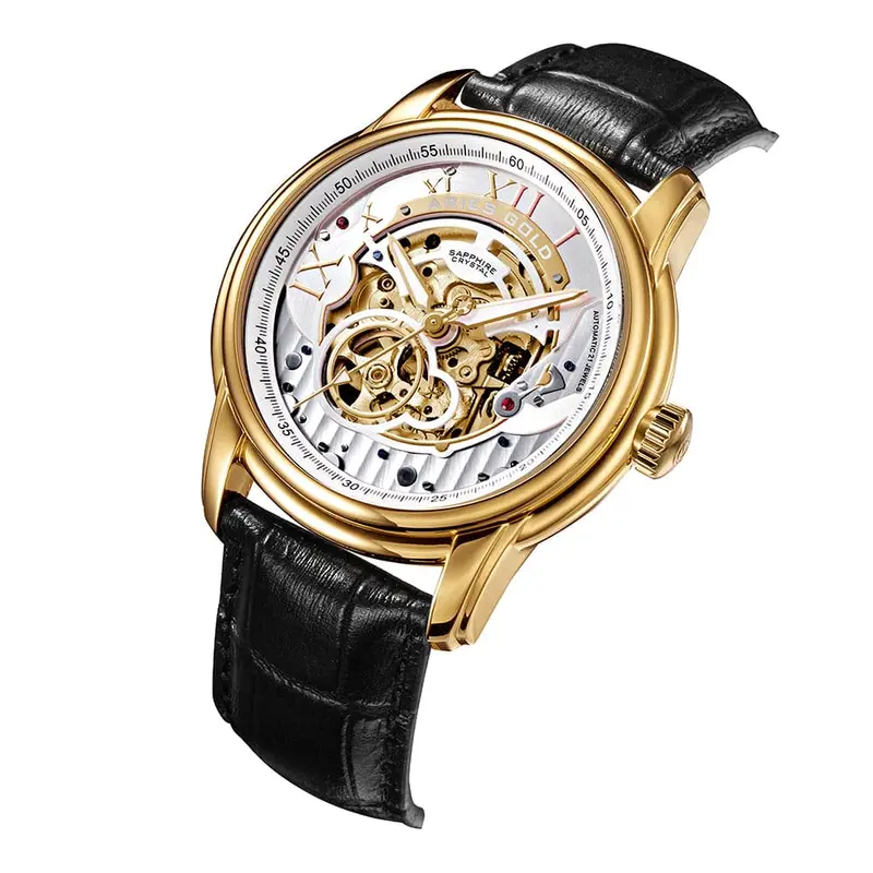 Aries Gold Infinum El Toro Black Men's Watch - Skeleton Dial | G 9005G G-S 2