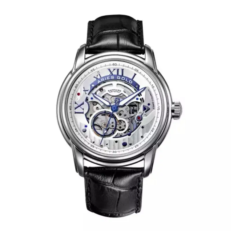 Aries Gold Infinum El Toro Men's Watch - Skeleton Dial | G 9005A S-S 1