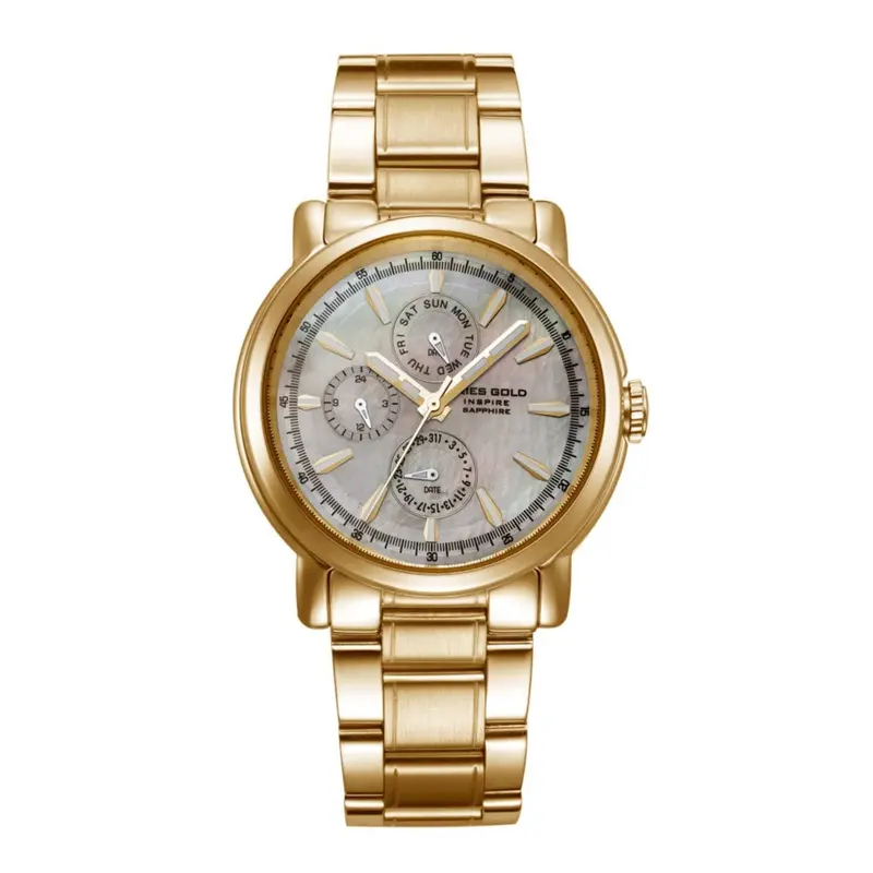 Aries Gold Inspire Contender Gold Women's Watch - Chronograph | B 7302 G-Mop 1