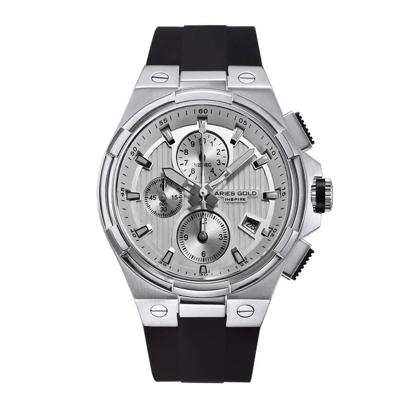 Aries Gold King Black Men's Watch - Chronograph | G 7311 S-S 1