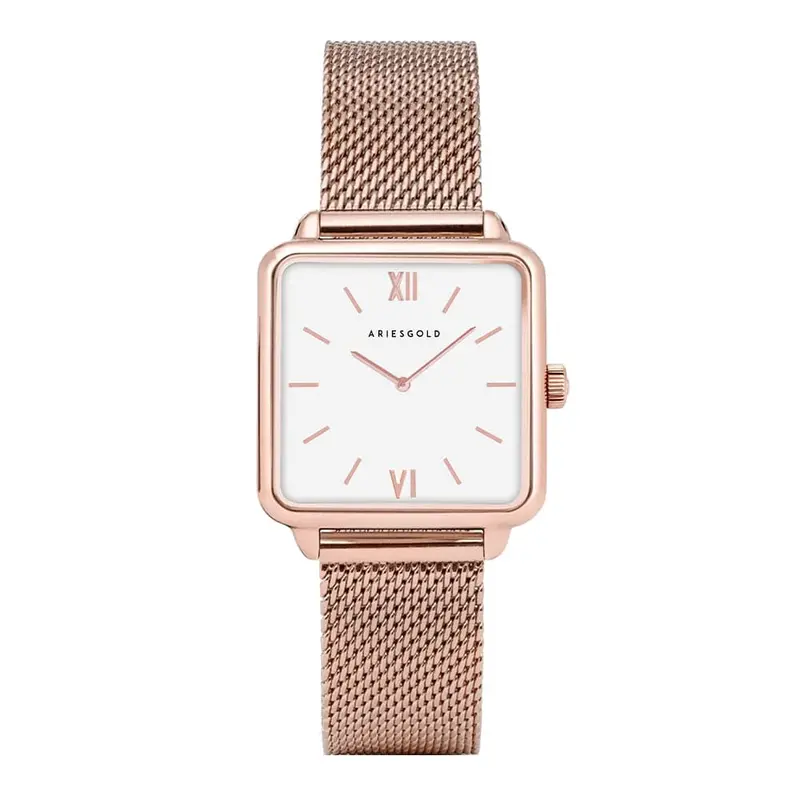 Aries Gold Minuit Rose Gold Women's Watch - Mesh Strap | L 5038 Rg-W 1
