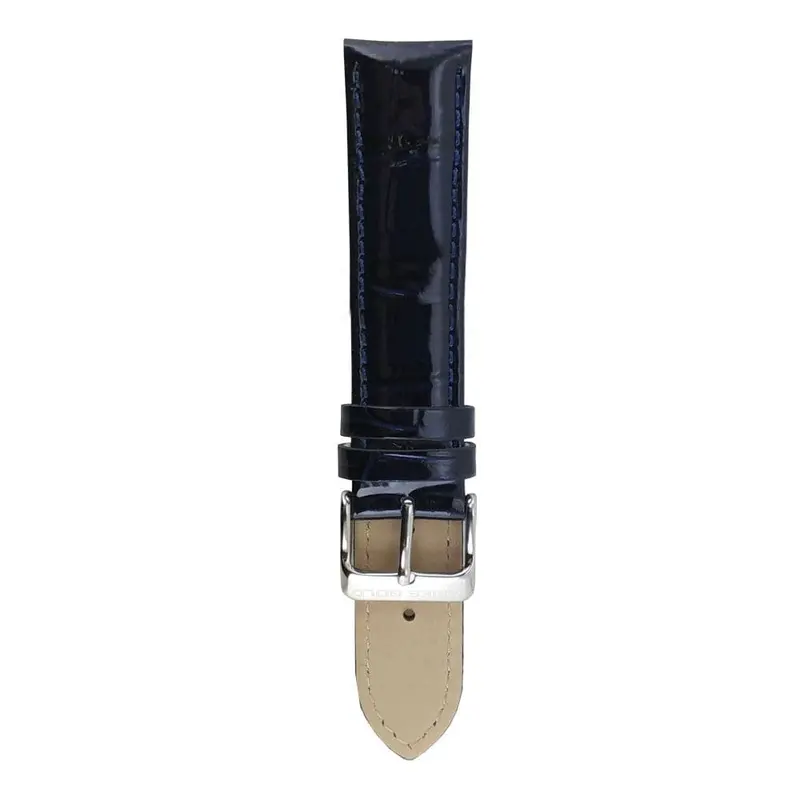 Aries Gold Oxford Blue Ag-L0004-22 Leather Strap 1