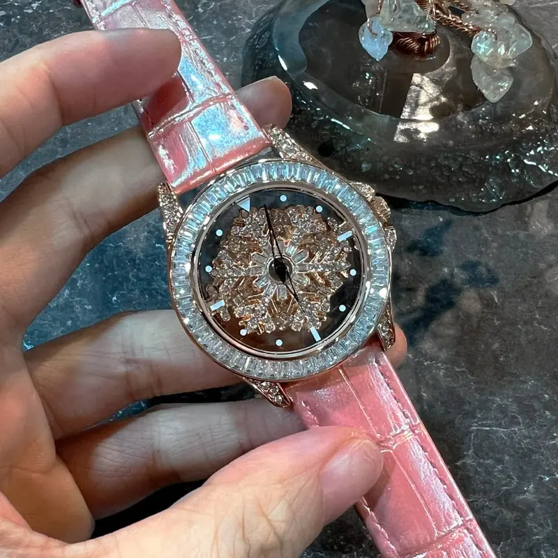 Aries Gold Pink Women Watch Genuine Leather Strap | L 5045 Rgw-Pk 1