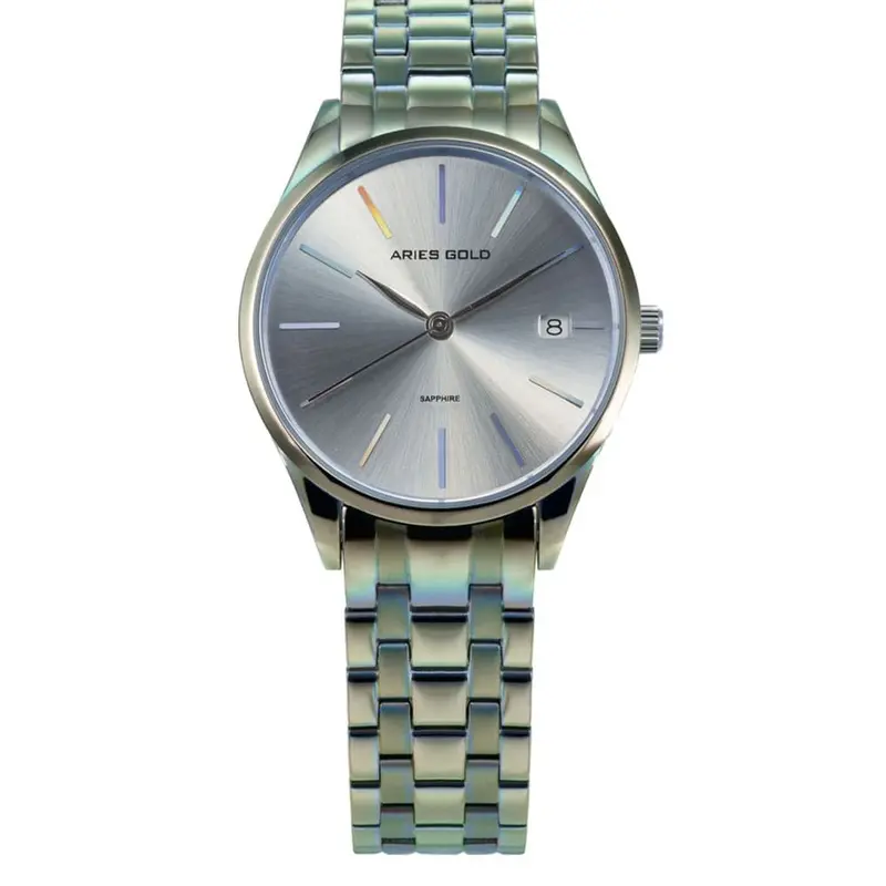 Aries Gold Prism Rainbow Women's Watch - Stainless Steel Strap | L 1011 Rb-S 1