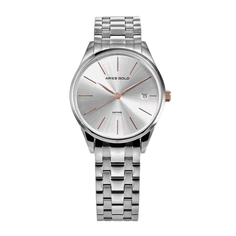 Aries Gold Prism Silver Women's Watch - Sapphire Glass | L 1011 S-Rgs 1
