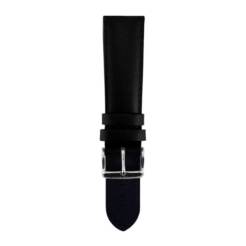Aries Gold Rich Black Ag-L0019-18 Leather Strap 1