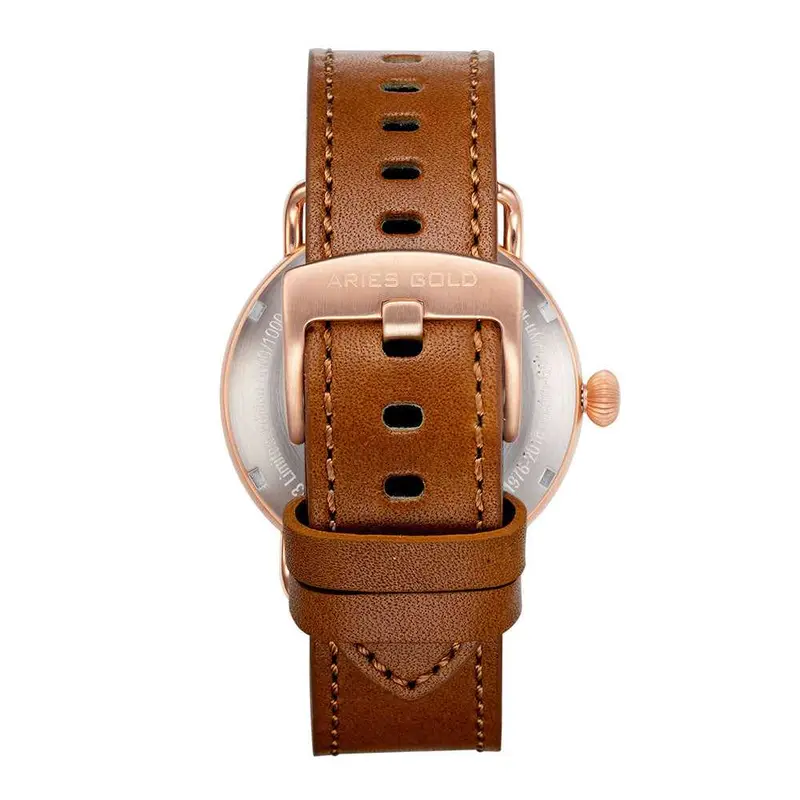 Aries Gold Rocky Limited Edition Brown Men's Watch - Skeleton Dial | G 9013 Rg-W 2