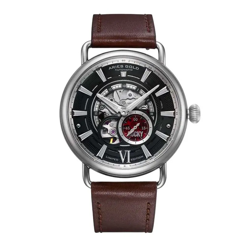 Aries Gold Rocky Limited Edition Brown Men's Watch - Skeleton Dial | G 9013 S-Bk 1