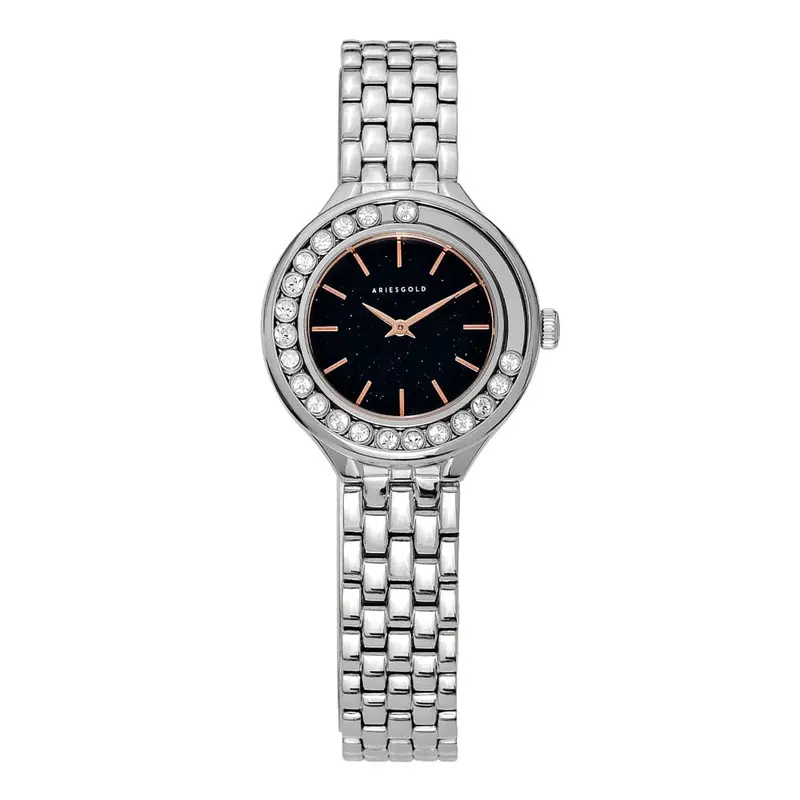 Aries Gold Serenity Silver Women's Watch - Sapphire Glass | L 5041 S-Bkst 1