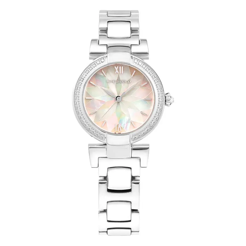 Aries Gold Silver Women Watch Stainless Steel Strap | L 5010 Series 3
