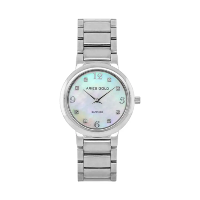 Aries Gold Silver Women's Watch - Stainless Steel | L 126B S-Mop 1