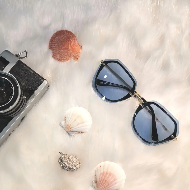 Aries Gold Unisex Premium Sunglasses - Blue 1