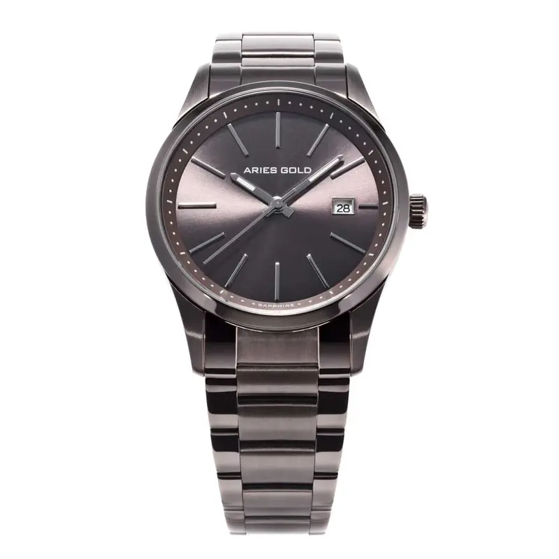 Aries Gold Urban Classic Coffee Men's Watch - Sapphire Glass | G 120B Cf-Coffee 1