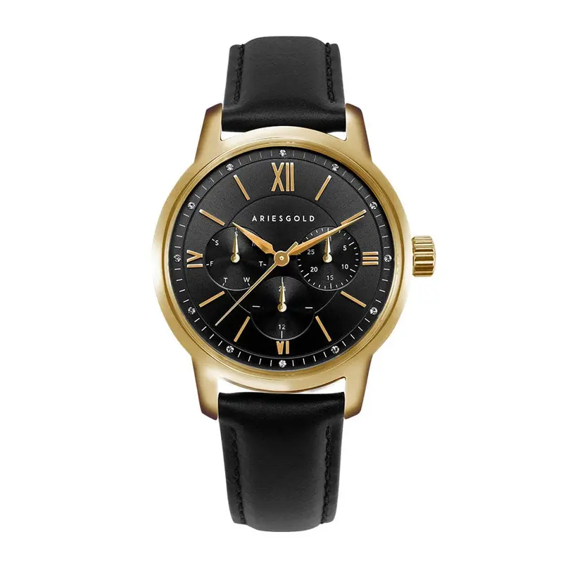 Aries Gold Urban Eternal Black Women's Watch - Multifunction | L 1028 G-Bkg 1