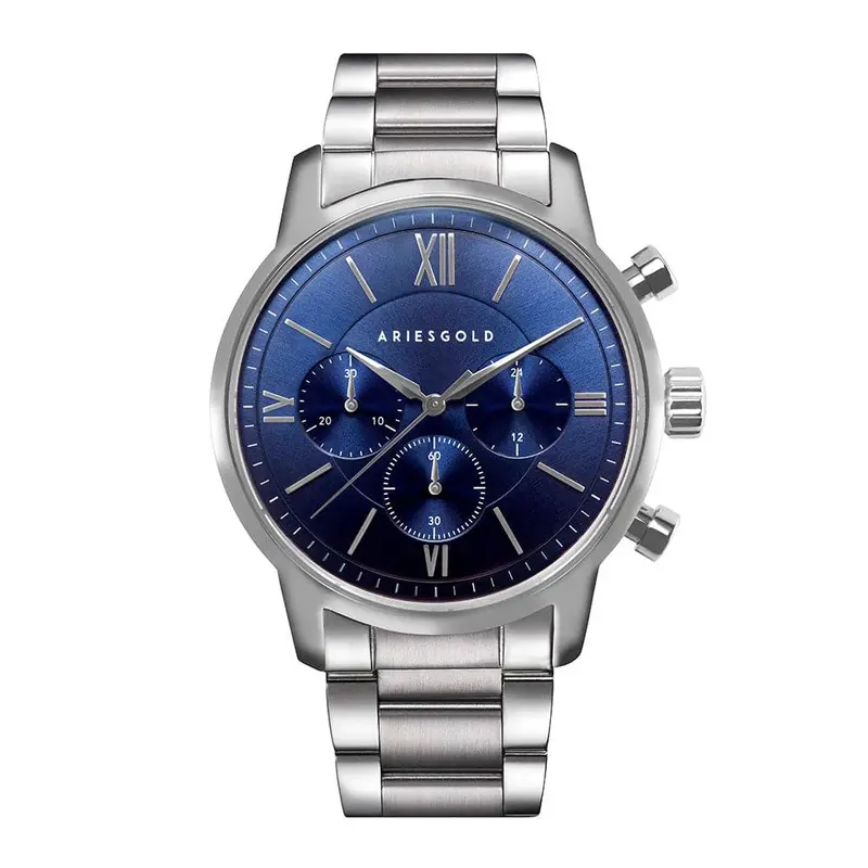 Aries Gold Urban Eternal Silver Men's Watch - Multifunction | G 1027 S-Bu 1