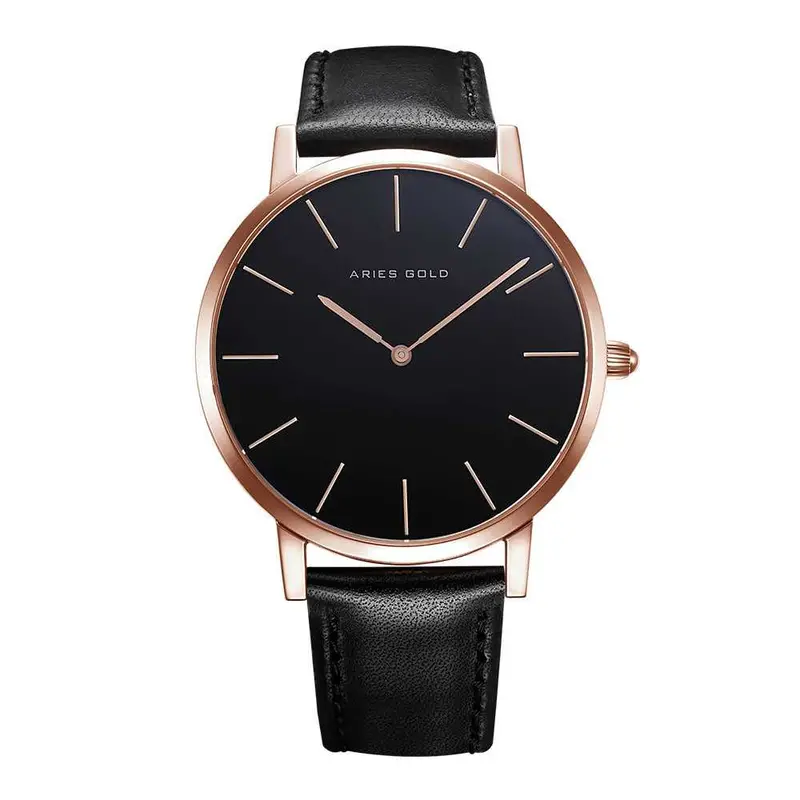 Aries Gold Urban Santos Black Men's Watch - Sapphire Glass | G 1022 Rg-Bk 1