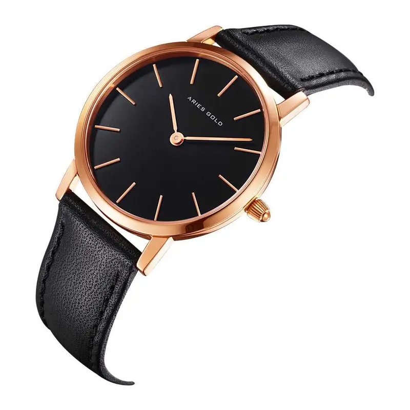 Aries Gold Urban Santos Black Women's Watch - Sapphire Glass | L 1023 Rg-Bk 2