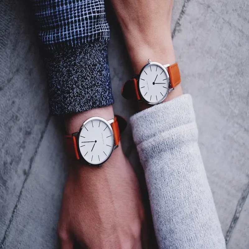 Aries Gold Urban Santos Orange Couple's Watch - Genuine Leather | G 1022 & L 1023 S-W 2