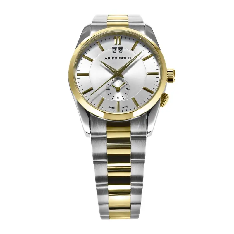 Aries Gold Urban Two-Tone Men's Watch - Dual Time | G R92a 2Tg-Sd 1