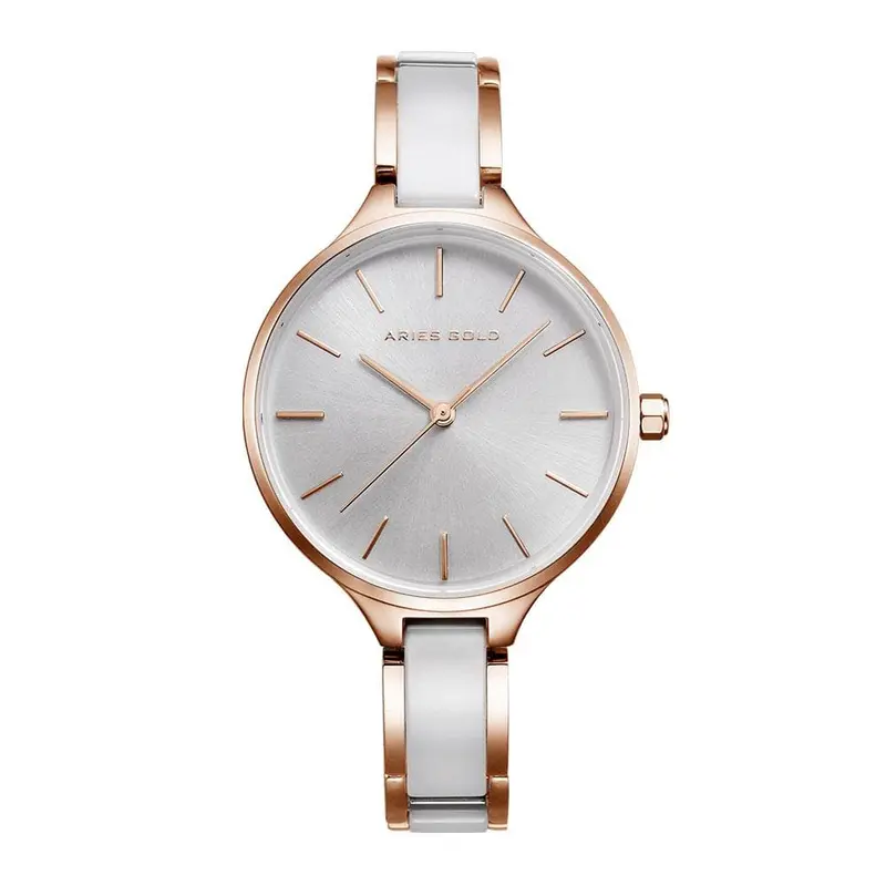 Aries Gold Venise White Women's Watch - Ceramic Inlay | L 5036Z Rg-W 1