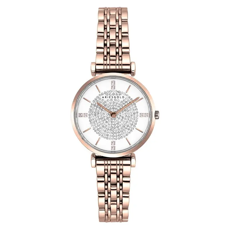 Aries Gold Vigoureux Rose Gold Women's Watch - Stainless Steel Strap | L 5039Z Rg-W 1