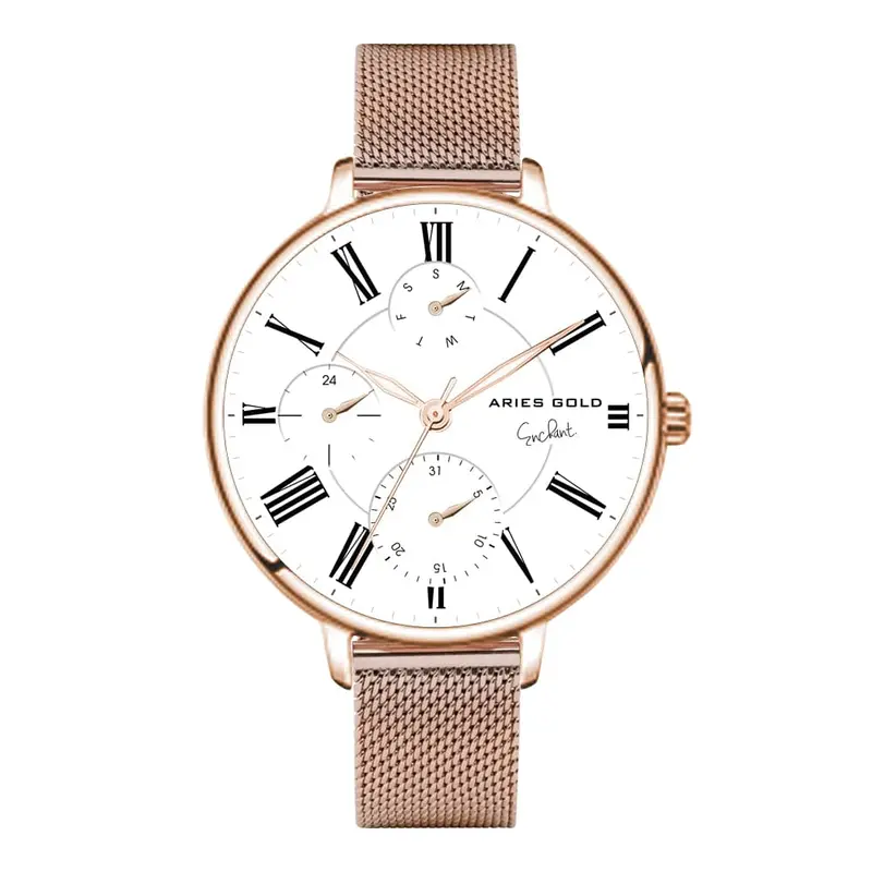 Aries Gold Voyage Rose Gold Women's Watch - Multifunction | L 5034 Rg-W 1