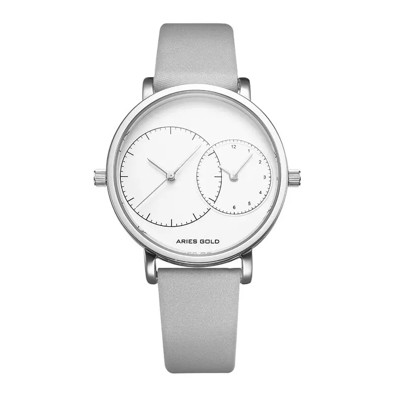 Aries Gold Wanderer Grey Women's Watch - Dual Time | L 5027 S-W 1