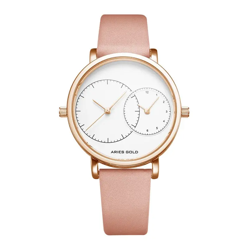 Aries Gold Wanderer Pink Women's Watch - Dual Time | L 5027 Rg-W 1