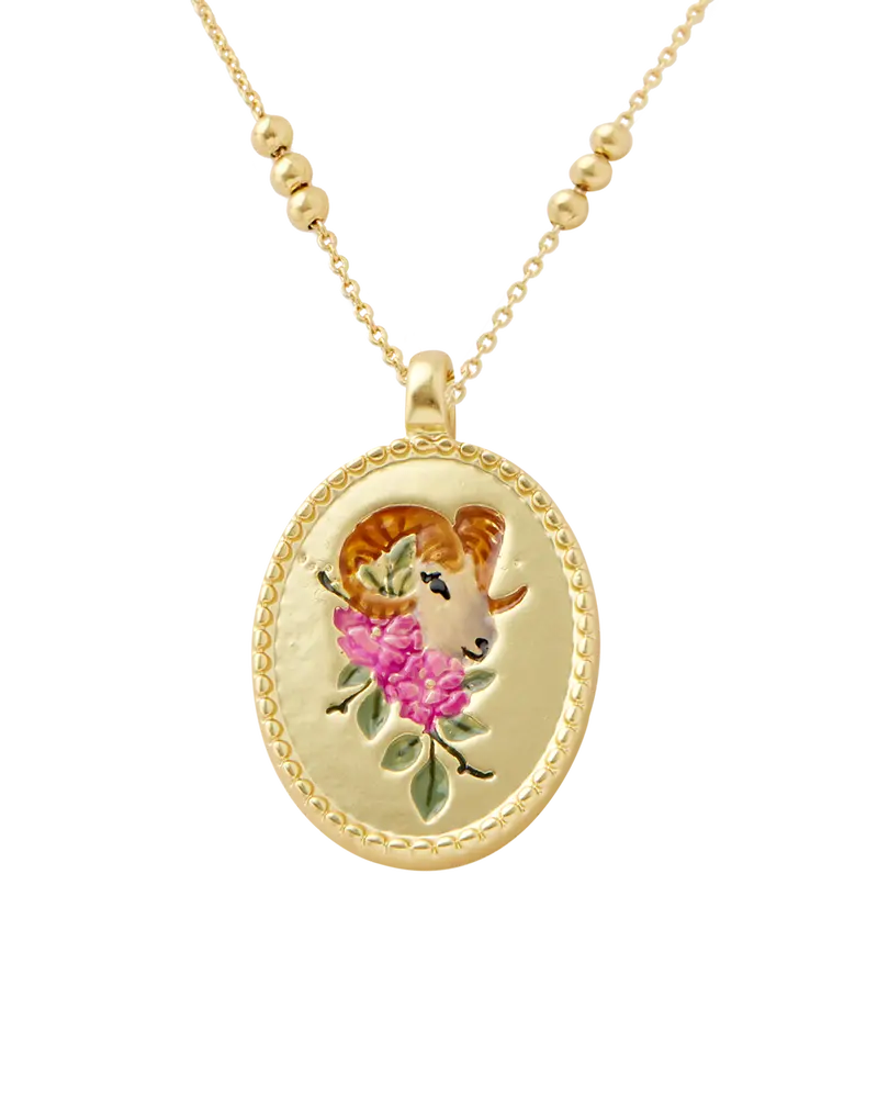 Aries Zodiac Necklace 1