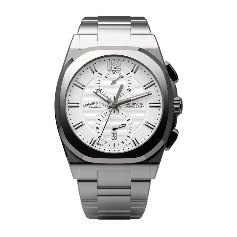 Armand Nicolet A668aaa-Ag-Ma4660aa Men's Watch With Additional Calf Leather Strap 1