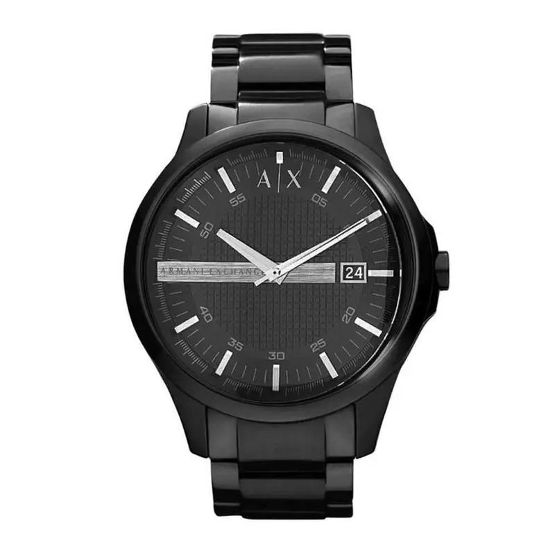 Armani Exchange Analog Quartz Black Stainless Steel Ax2104 Men's Watch 1