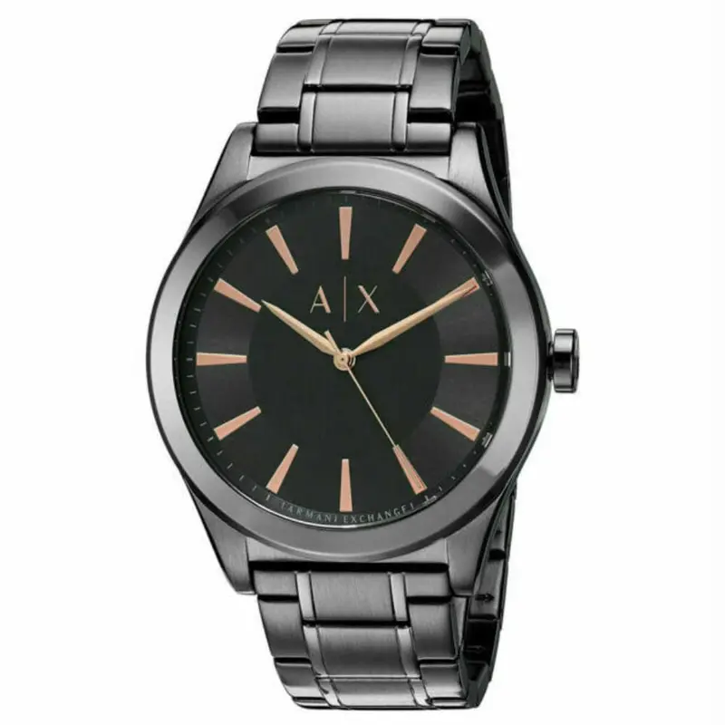 Armani Exchange Analog Quartz Black Stainless Steel Ax2330 Men's Watch 1