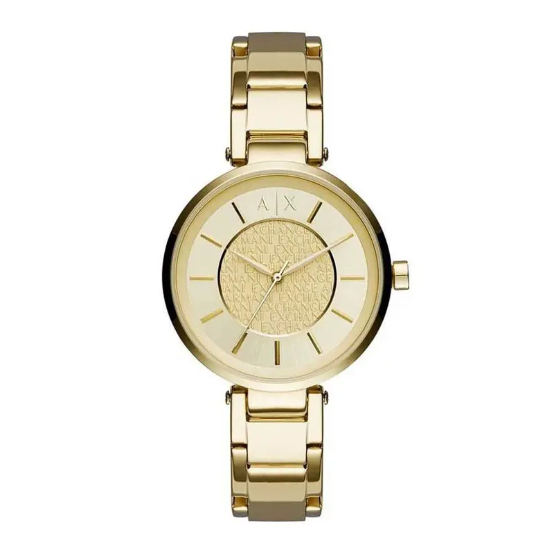 Armani Exchange Analog Quartz Gold Stainless Steel Ax5316 Women's Watch 1